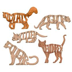 Cat Puzzles | Scroll Saw Patterns | Wooden Teddy Bear