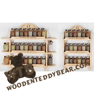 Large Wall Hanging Spice Rack Sizes