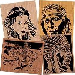 Native American Advanced | Scroll Saw Patterns | Wooden Teddy Bear ...