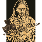 Jesus Holding Lamb #1 - Advanced | Fretwork Scroll Saw Pattern | Wooden Teddy Bear