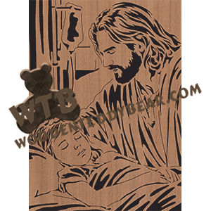 Jesus & Little Girl in Hospital