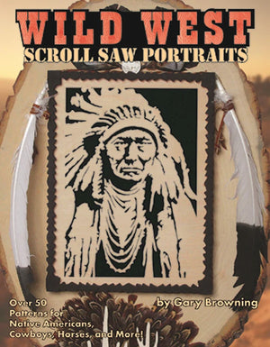 Wild West Scroll Saw Portraits