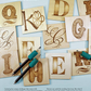 Lettering on Wood, Paper & Leather