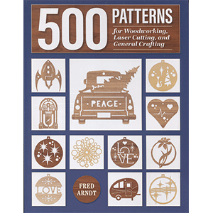 500 Patterns for Woodworking, Laser Cutting, and General Crafting | Fretwork Scroll Saw Pattern | Wooden Teddy Bear