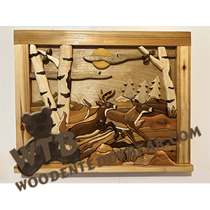 Leaping Deer