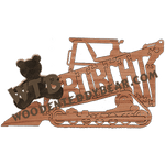 Bobcat (Skid Steer) Puzzle | Fretwork Scroll Saw Pattern | Wooden Teddy Bear
