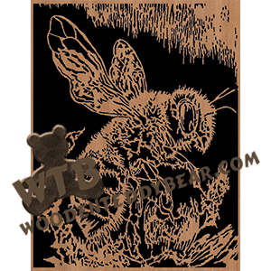 Bumble Bee - Advanced | Fretwork Scroll Saw Pattern | Wooden Teddy Bear