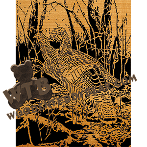 Smokey Mountain Turkeys - Advanced | Fretwork Scroll Saw Pattern | Wooden Teddy Bear