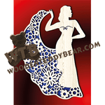 The Dress | Fretwork Scroll Saw Pattern | Wooden Teddy Bear