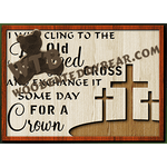 Old Rugged Cross | Fretwork Scroll Saw Pattern | Wooden Teddy Bear