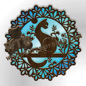 Cat Plaque or Trivet