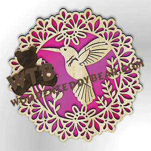 Hummingbird Plaque or Trivet