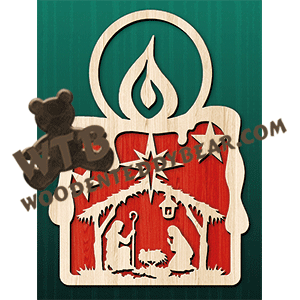 Nativity Candle