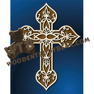 Decorative Pointy Cross