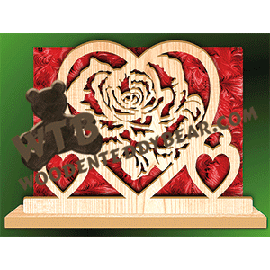 Rose Heart Hapkin Holder #2