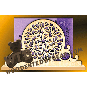 Abstract Flowers Napkin Holder