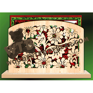 Flowers Napkin Holder #4