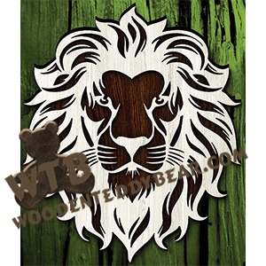 Lion Head #2 | Fretwork Scroll Saw Pattern | Wooden Teddy Bear
