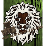 Lion Head #2 | Fretwork Scroll Saw Pattern | Wooden Teddy Bear