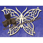 Butterfly #20 | Fretwork Scroll Saw Pattern | Wooden Teddy Bear