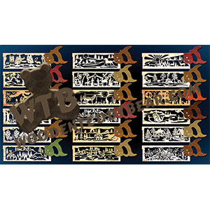 Handsaw Collection | Fretwork Scroll Saw Pattern | Wooden Teddy Bear
