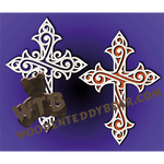 Cross 757 | Fretwork Scroll Saw Pattern | Wooden Teddy Bear