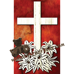 Cross with Lilies #3