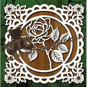 Lace Frame - Rose