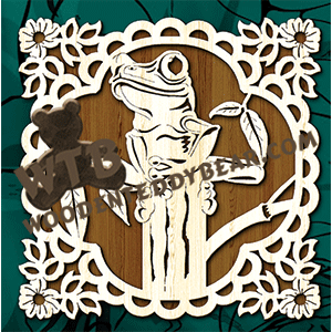 Lace Frame - Tree Frog