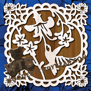 Lace Frame - Hummingbird