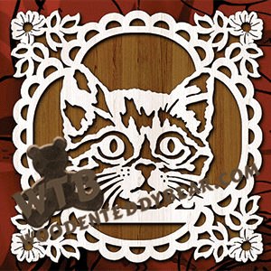 Lace Frame - Kitty Face