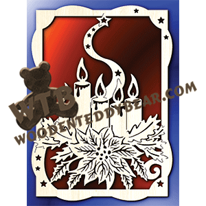Poinsettia Plaque