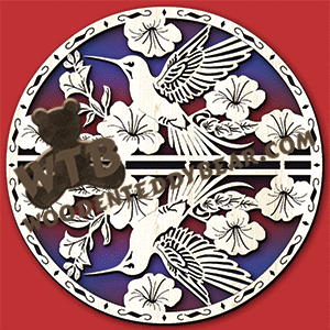 Reflection Plaque - Hummingbird #2