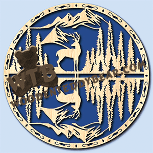 Reflection Plaque - Deer #1