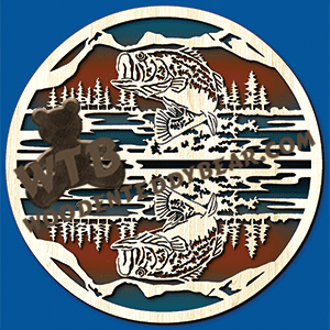 Reflection Plaque - Largemouth Bass