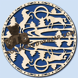 Reflection Plaque - Wild Horses