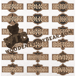 Emergency Services Strike Through Set | Fretwork Scroll Saw Pattern | Wooden Teddy Bear