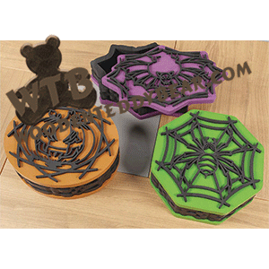 3 Halloween Layered Boxes