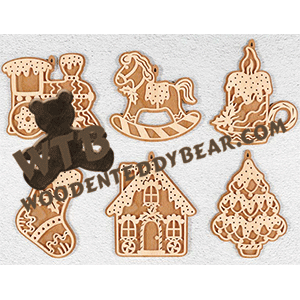 Gingerbread Christmas Ornaments #2