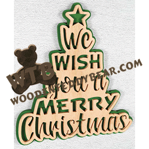 We Wish You A Merry Christmas Tree