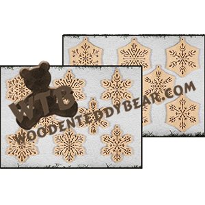 Flourish Snowflakes Ornaments