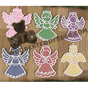 Cute Layered Angel Ornaments