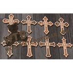 Layered Nested Cross Ornaments | Fretwork Scroll Saw Pattern | Wooden Teddy Bear