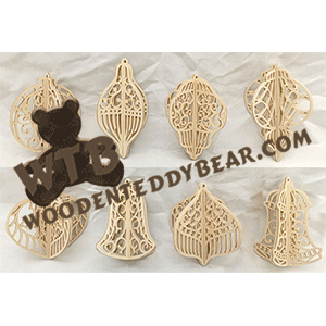 Slotted Filigree Ball Ornaments