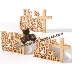 Christian Standing Word Art #11