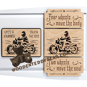 Motorcycle & Rider Signs