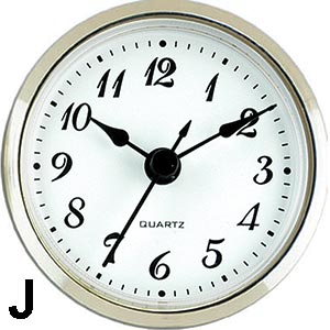 2 3/4" Clock Inserts
