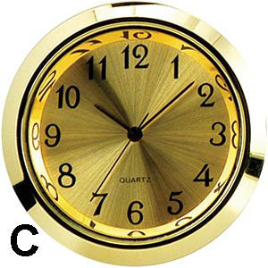 2" Clock Inserts