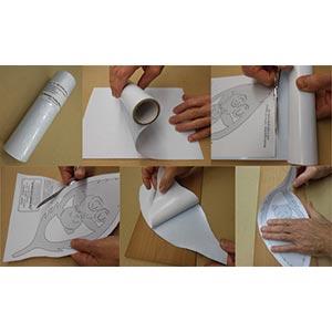 Scroll Saw Tape Applies your Pattern & Lubricates your Blades | Wooden Teddy Bear