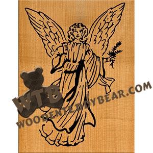 Angel fretwork scroll saw pattern | The Wooden Teddy Bear